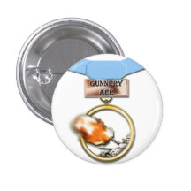 Gunnery Ace medal button