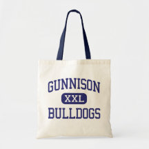 Gunnison - Bulldogs - High School - Gunnison Utah Canvas Bag