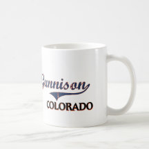 Gunnison Colorado City Classic Coffee Mug