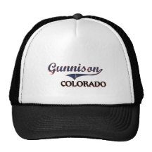 Gunnison Colorado City Classic Trucker Hats
