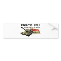 Guns Don't Kill People Bumper Stickers