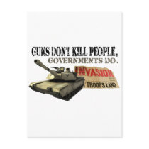 Guns Don't Kill People Post Card