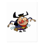 GunSlinger About to Draw his Guns Post Card