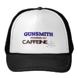 Gunsmith Powered by caffeine Trucker Hats