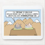 gurus stomach growling mousepad