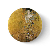 Gustav Klimt - Adele Bloch-Bauer I Button