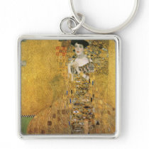 Gustav Klimt - Adele Bloch-Bauer I Keychain