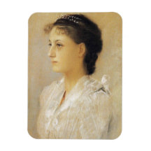 Gustav Klimt Emilie Floge Rectangle Magnet