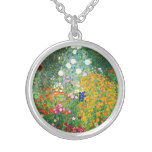Gustav Klimt Flower Garden Necklace