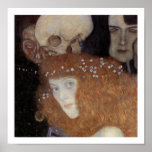 Gustav Klimt ~ Hope I ( detail ) Poster