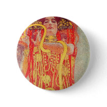 Gustav Klimt - Medizin Pinback Buttons