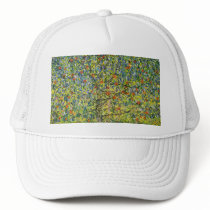 Gustav Klimt painting art nouveau The Apple Tree