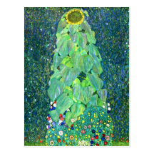 Gustav Klimt: Sunflower Postcard