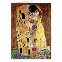 Gustav Klimt - The Kiss Card