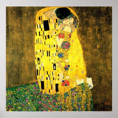 Gustav Klimt -The Kiss Poster