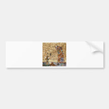 Gustav Klimt Tree Of Life Bumper Stickers