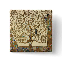 Gustav Klimt - Tree of Life Buttons