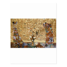 Gustav Klimt Tree Of Life Postcards