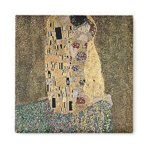 Gustav Klimt's The Kiss (circa 1908)