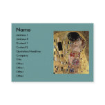 Gustav Klimt's The Kiss Detail (circa 1908) business cards