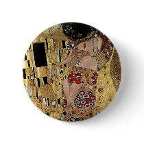 Gustav Klimt's The Kiss Detail (circa 1908)