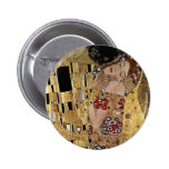 Gustav Klimt's The Kiss Detail (circa 1908) Buttons