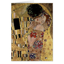 Gustav Klimt's The Kiss Detail (circa 1908) Cards