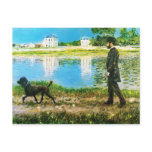 Gustave Caillebotte Richard Gallo and His Dog Postcards