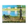 Gustave Caillebotte Richard Gallo and His Dog Postcards