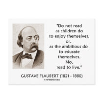 Gustave Flaubert Children Ambitious Read To Live