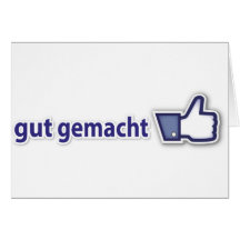 gut gemacht grußkarte
