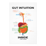 Gut Intuition Inside (Digestive System Humour) Customised Stationery