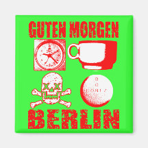 GUTEN MORGEN BERLIN REFRIGERATOR MAGNETS