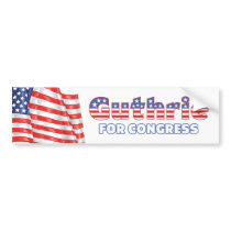 Guthrie for Congress Patriotic American Flag Bumper Sticker