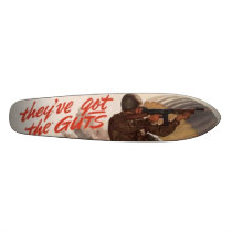 guts custom skateboard