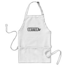 GUTTER punk guys girls punk rock punkrock music Apron