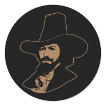 Guy Fawkes Portrait Sticker