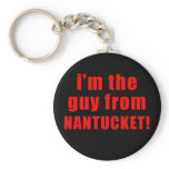 Guy From Nantucket Dark Keychain