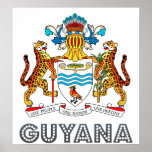 Guyana Coat of Arms posters