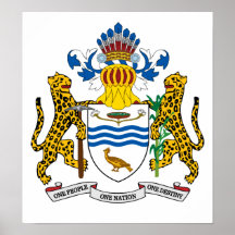 Guyana Coat Of Arms Posters