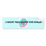 Guys and their Cars 98, A SMART TEEN BEHIND THI... Bumper Stickers