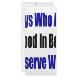 Guys Who Are Good In Bed Conserve Water rack cards