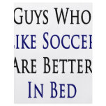 Guys Who Like Soccer Are Better In Bed flyers