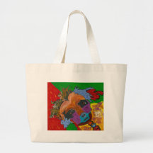 GVCS Dog Art Canvas Bag