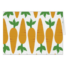 Gwennie The Bun: Field of Carrots Greeting Card
