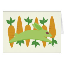 Gwennie The Bun: Gwen With Carrots Cards
