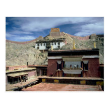 Gyantse rooftop, Tibet, China Post Cards