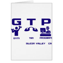 Gym Tan Program Greeting Cards