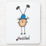 Gymnast Doing Handstand Mouse Mats