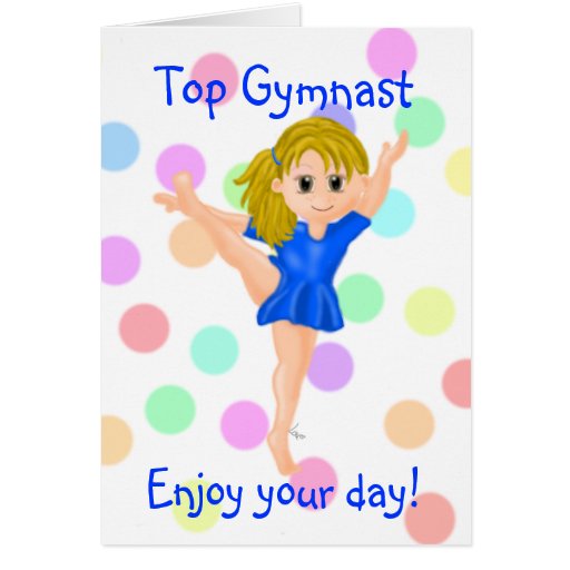 Gymnastic Cards, Gymnastic Greeting Cards, Gymnastic Greetings